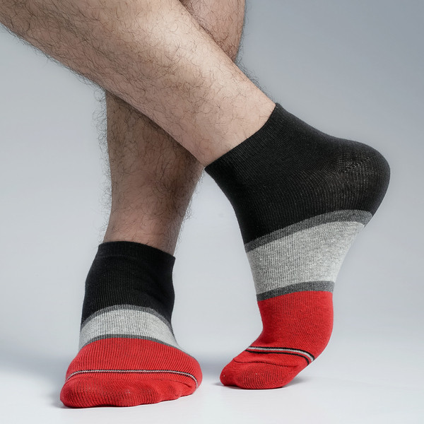 Multi Color Casual Ankle Socks [mb139-men-A-01B]