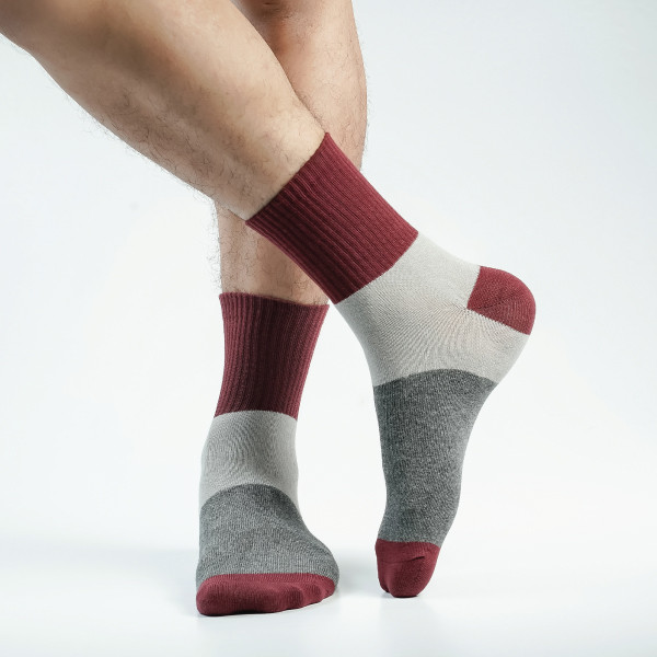 Multi Color Casual Ankle Socks  [mb199-men-A-02(A)]