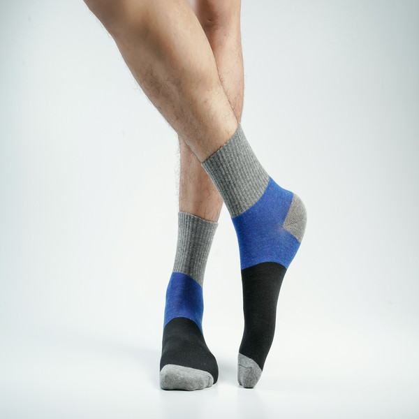 Multi Color Casual Ankle Socks  [mb199-men-A-02(D)]