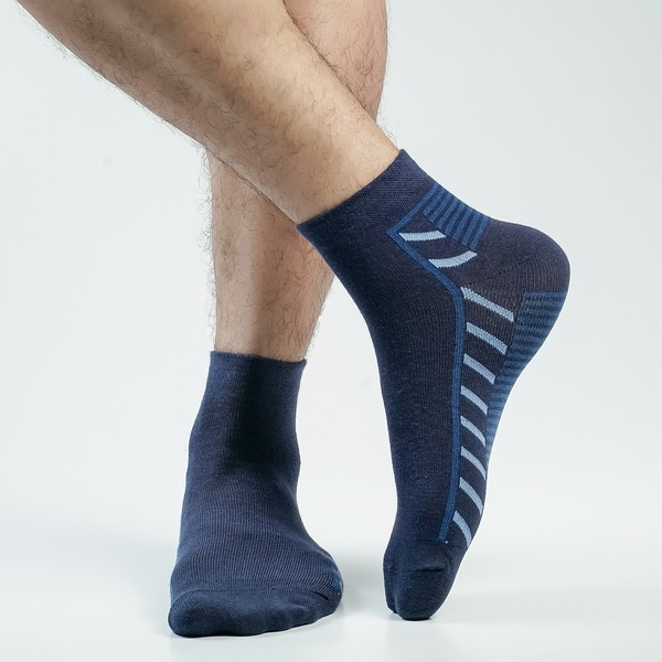 Navy Blue Color Casual Ankle Socks [speed-men-A-11na]