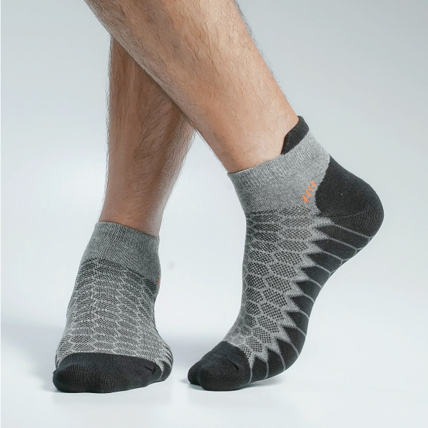 Ash Color Premium Sports Ankle Socks [mb169-men-A-03as]