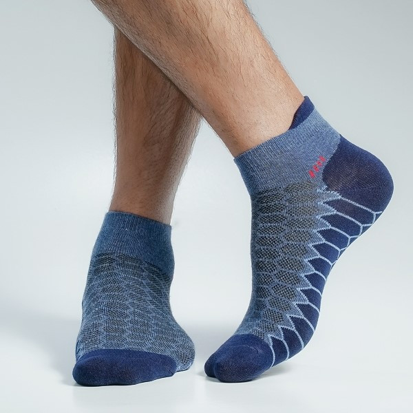 Ash Color Premium Sports Ankle Socks [mb169-men-A-03as3]